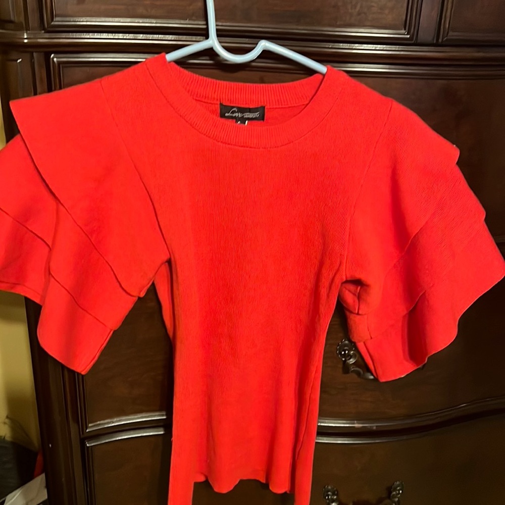 Beautiful red top from Love university